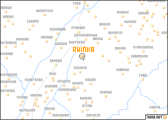 map of Rwinka