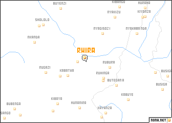 map of Rwira