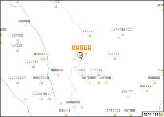 map of Rwoga