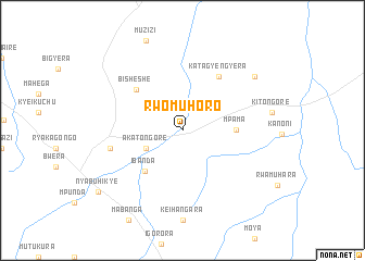 map of Rwomuhoro