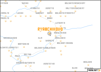 map of Ryabchikovo