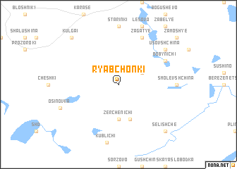 map of Ryabchonki