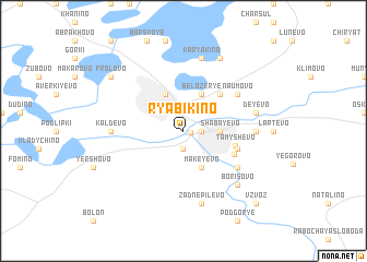 map of Ryabikino