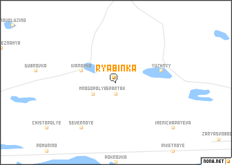 map of Ryabinka