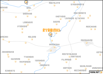 map of Ryabinki