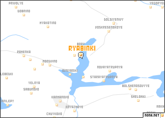 map of Ryabinki