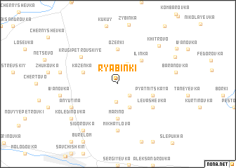 map of Ryabinki