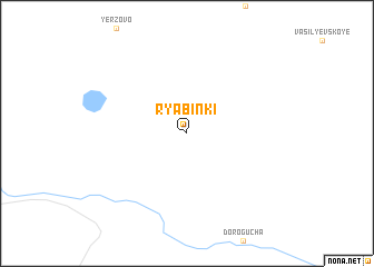 map of Ryabinki