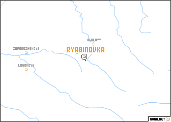 map of Ryabinovka