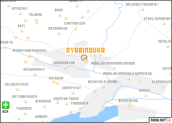 map of Ryabinovka