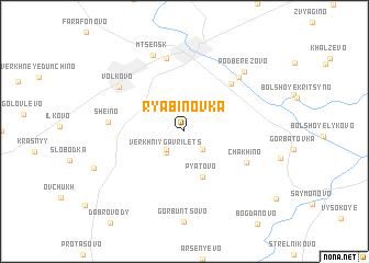 map of Ryabinovka