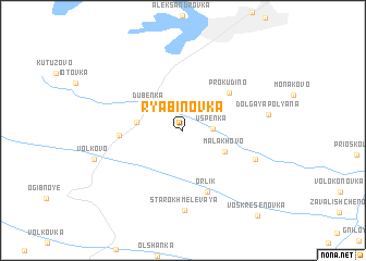 map of Ryabinovka