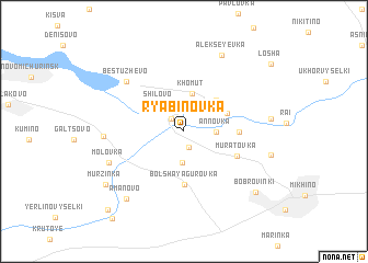 map of Ryabinovka