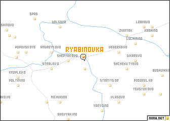 map of Ryabinovka