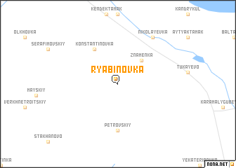 map of Ryabinovka