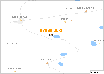 map of Ryabinovka