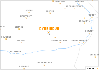 map of Ryabinovo