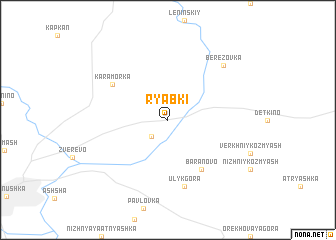 map of Ryabki