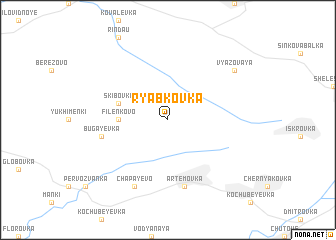 map of Ryabkovka