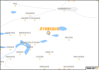 map of Ryabkovo