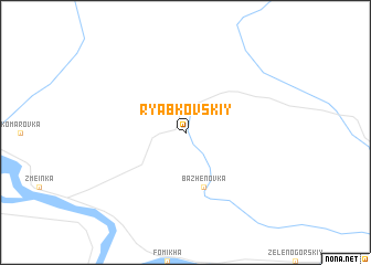 map of Ryabkovskiy