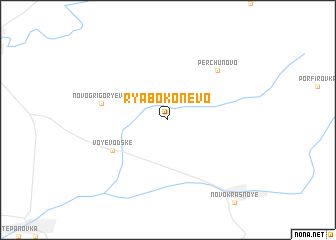 map of Ryabokonevo