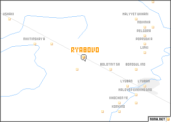 map of Ryabovo