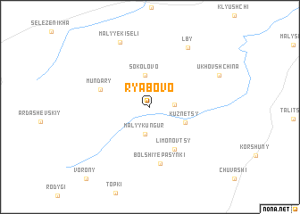 map of Ryabovo