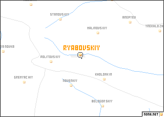 map of Ryabovskiy