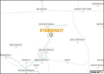 map of Ryabovskiy