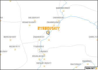 map of Ryabovskiy