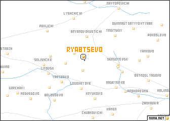 map of Ryabtsevo