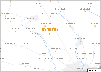 map of Ryabtsy