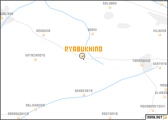 map of Ryabukhino