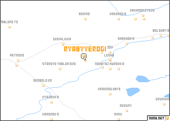map of Ryabyye Rogi