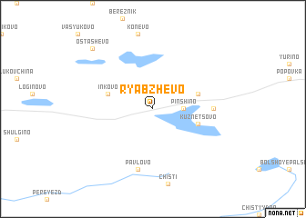 map of Ryabzhevo