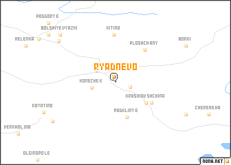 map of Ryadnevo