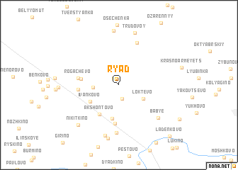 map of Ryad