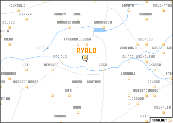 map of Ryalo