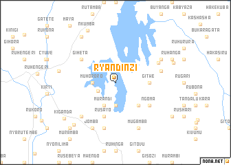 map of Ryandinzi