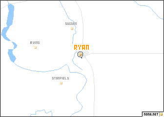 map of Ryan