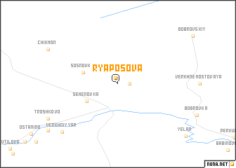 map of Ryaposova