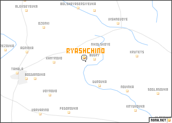 map of Ryashchino