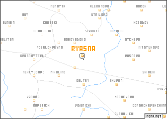 map of Ryasna