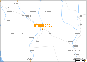 map of Ryasnopolʼ