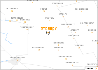 map of Ryasnoy