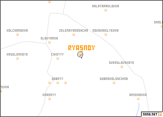 map of Ryasnoy