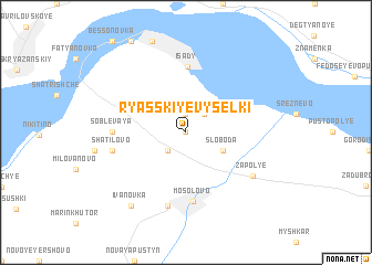 map of Ryasskiye Vyselki