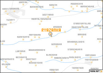 map of Ryazanka