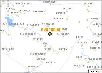 map of Ryazanka